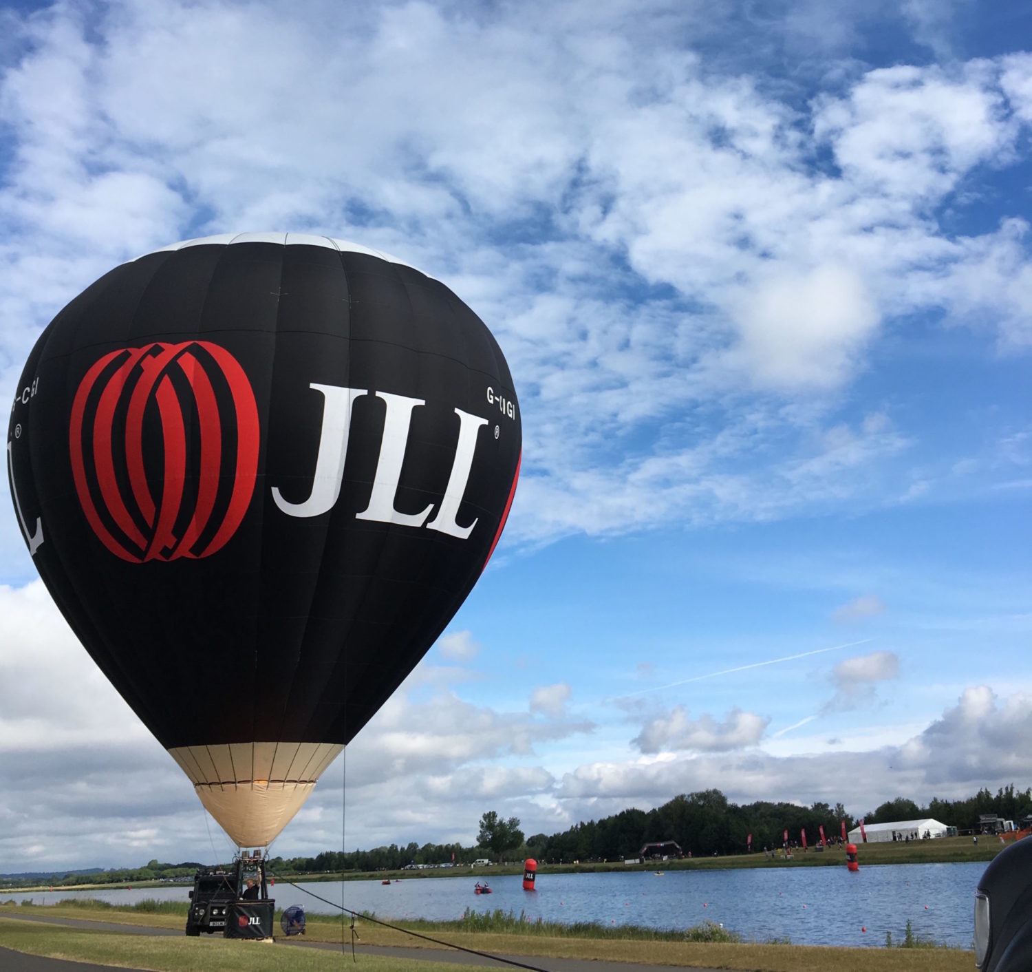 JLL's branded hot air balloon at #PropertyTri